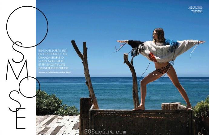 米兰达·可儿气质瑜伽写真照片