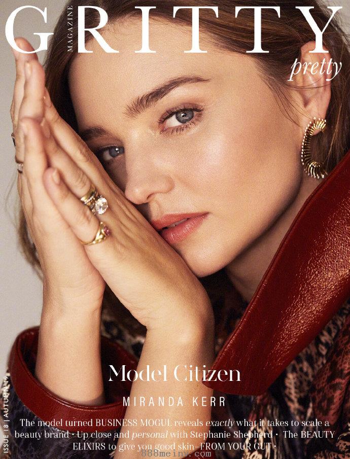 米兰达·可儿时尚气质杂志封面写真照片